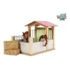 Kidsglobe Paardenbox Paardenstal 1 Box Rose/Wit 1 Kidsglobe Paardenbox Paardenstal 1 Box Rose/Wit -Indoor Speelgoed Winkel kids globe 610206 paardenbox roze paardenstal 8713219361238