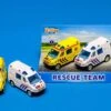 Ambulance En Politieauto – Speelset 2Play Traffic -Indoor Speelgoed Winkel kidsglobe 520031 ambulance en politieauto