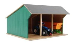 Kidsglobe Tractorloods Machineloods 3-voertuigen Schaal 1 : 32 8 Kidsglobe Tractorloods Machineloods 3-voertuigen Schaal 1 : 32 -Indoor Speelgoed Winkel kidsglobe 610192 tractor loods 1 1