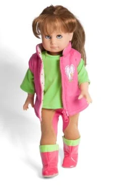 Paardrijd Outfit 3-delig Mt. 35 – 45 Cm. -Indoor Speelgoed Winkel kledingset pop pardrijden heless 1500 2500 2 1