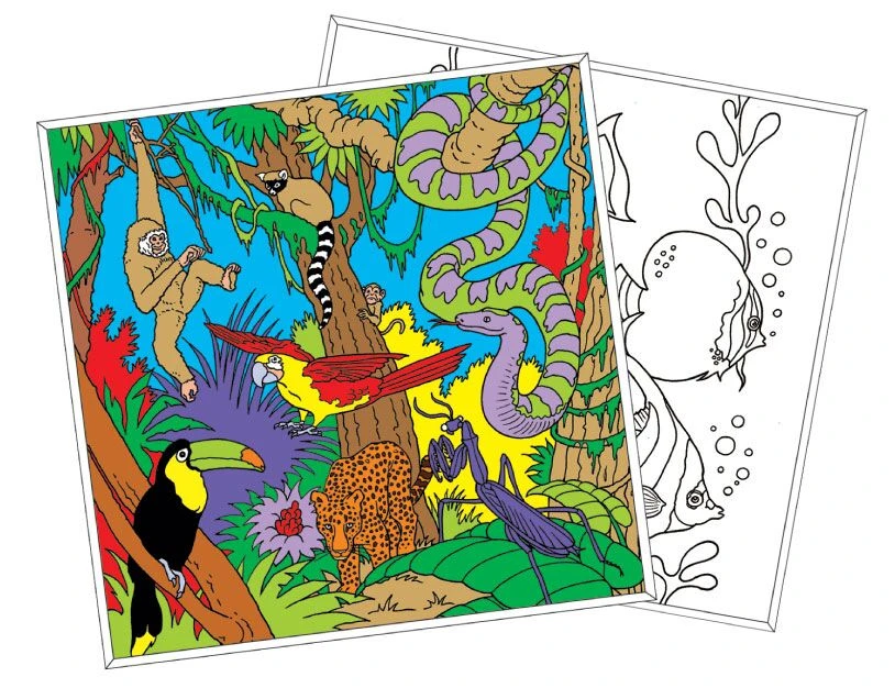 Kleurboek Colouring Book 6 Kleurboek Colouring Book - Afbeelding 4