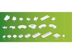 Hubelino Knikkerbaan Bouwdoos 106-delig 8 Hubelino Knikkerbaan Bouwdoos 106-delig -Indoor Speelgoed Winkel knikkerbaan 106 delig hubelino 420008 2