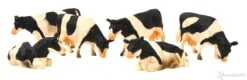 Kidsglobe Zwartbont Koeien Set Van 6 Stuks -Indoor Speelgoed Winkel koeien kidsglobe 57.0009 1 1