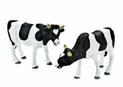 Kidsglobe Koeien Set Van 2 Stuks Zwart/wit Staand -Indoor Speelgoed Winkel koeien zwartbont kidsglobe 571873