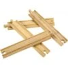 BigJigs BJT100 Rail Lange Rechte Rails -Indoor Speelgoed Winkel lange rechte rails bigjigs bjt100