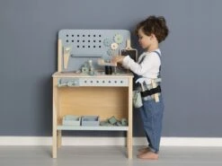 Houten Werkbank Little Dutch Met Gereedschap -Indoor Speelgoed Winkel little dutch 4448 houten werkbank 1 1