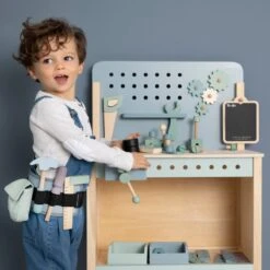Houten Werkbank Little Dutch Met Gereedschap -Indoor Speelgoed Winkel little dutch 4448 houten werkbank 5
