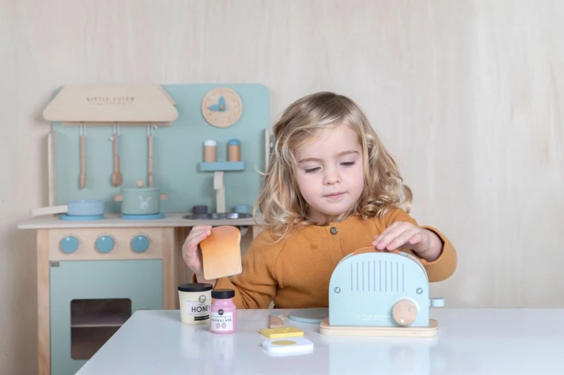 Little Dutch LD4461 Houten Broodrooster 5 Little Dutch LD4461 Houten Broodrooster - Afbeelding 3