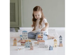 Little Dutch LD4493 Blokkenstad Uitbreiding Railway 8 Little Dutch LD4493 Blokkenstad Uitbreiding Railway -Indoor Speelgoed Winkel little dutch blokkenset stad 2