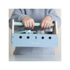Little Dutch LD4434 Houten Gereedschapskist -Indoor Speelgoed Winkel little dutch houten gereedschapskist 1