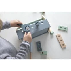 Little Dutch LD4434 Houten Gereedschapskist -Indoor Speelgoed Winkel little dutch houten gereedschapskist 2