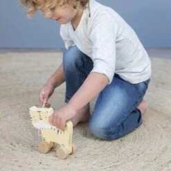 Little Dutch LD4451 Houten Trekdier Tijger -Indoor Speelgoed Winkel little dutch houten trekdier tijger 3