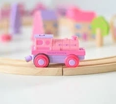 BigJigs BJT310 Locomotief Rose Op Batterijen 5 BigJigs BJT310 Locomotief Rose Op Batterijen - Afbeelding 3