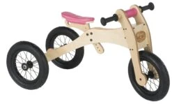 Trybike Pink – Houten 4-in-1 Loopfiets -Indoor Speelgoed Winkel loopfiets 4 in 1 trybike pink 4 scaled 1
