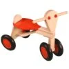 Van Dijk Toys Loopfiets Oranje Berkenhout -Indoor Speelgoed Winkel loopfiets berken oranje v.dijktoys