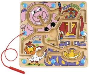 Magneetlabyrinth Dierentuin 4 Magneetlabyrinth Dierentuin - Afbeelding 2