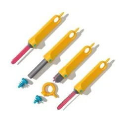 Makedo Invent 360 Gereedschapsset Voor Karton Kindergereedschap -Indoor Speelgoed Winkel makedo explore 126 Tools set karton knutselset 300x300 1