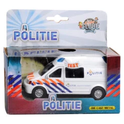 Politiebus, Pull Back Met Licht En Geluid. -Indoor Speelgoed Winkel politiebus kidsglobe 510711 1 1
