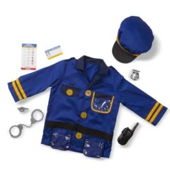 Melissa & Doug Politiepak Verkleedkleren Politie Melissa&Doug -Indoor Speelgoed Winkel politiepak melissa doug verkleedset politie agent speelactief.nl 1