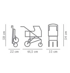 3-wielige Poppenbuggy Gotz Happy Flower -Indoor Speelgoed Winkel poppenbuggy happy flower gorz 3402380 1