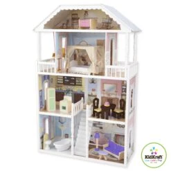 Bestsellers -Indoor Speelgoed Winkel poppenhuis barbiehuis kidkraft 65023 savannah scaled 2