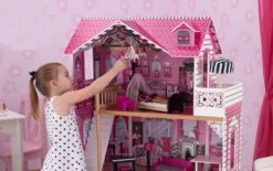 Poppenhuis Barbiehuis Amelia -Indoor Speelgoed Winkel poppenhuis barbiehuis kidkraft 65093 amelia 4