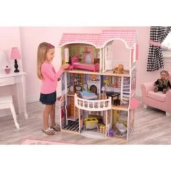 Poppenhuis / Barbiehuis Magnolia -Indoor Speelgoed Winkel poppenhuis barbiehuis magnolia kidkraft 65839 8