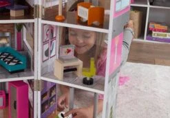 Poppenhuis Modern Deluxe Herenhuis -Indoor Speelgoed Winkel poppenhuis kidkraft 65883 modern deluxe herenhuis 4