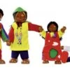 Afrikaanse Familie -Indoor Speelgoed Winkel poppenhuispopjes afrikaanse familie goki 51817