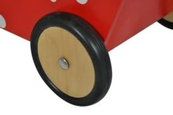 Poppenwagen Simply For Kids Stippen Rood -Indoor Speelgoed Winkel poppenwagen simply for kids stippen rood 1 1