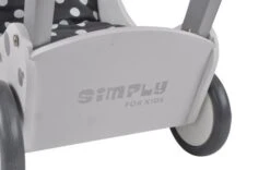 Poppenwagen Simply For Kids Stippen Wit -Indoor Speelgoed Winkel poppenwagen simply for kids stippen wit 3