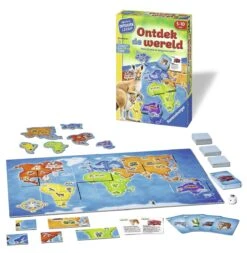 Ontdek De Wereld Kinderspel Ravensburger Spellen -Indoor Speelgoed Winkel ravensburger kinderspel ontdek de wereld 241637 1