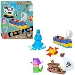 Re-cycle-me Ocean Recycle Set Knutselset 15 Re-cycle-me Ocean Recycle Set Knutselset -Indoor Speelgoed Winkel re cycle me ocean 1