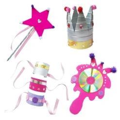Re-cycle-me Princess Dress Up Recycle Set Knutselset -Indoor Speelgoed Winkel re cycle me princess dress up 1