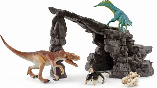 Schleich 41461 Dinoset Met Grot Dinosaurus 3 Schleich 41461 Dinoset Met Grot Dinosaurus