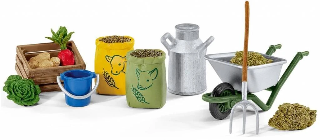 Schleich 42301 Voederen Van Boerderijdieren Farm World 3 Schleich 42301 Voederen Van Boerderijdieren Farm World