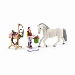 Schleich 42389 Manege Met Ruiter En Paarden Horse Club -Indoor Speelgoed Winkel schleich 42389 manege met ruiters en paarden 4