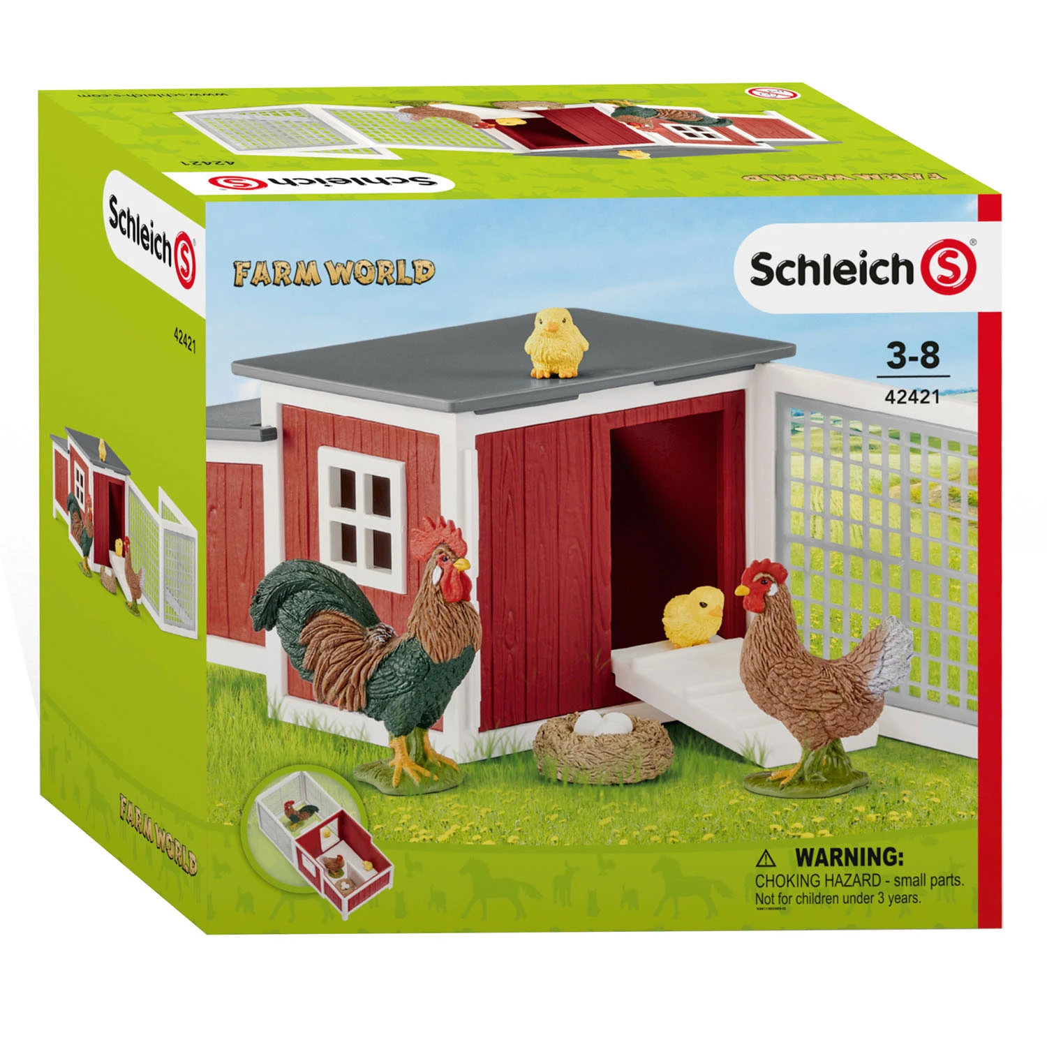 Schleich 42421 Kippenhok FarmWorld 5 Schleich 42421 Kippenhok FarmWorld - Afbeelding 3
