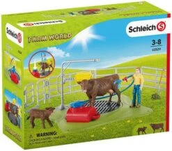 Schleich 42529 Vrolijke Koeienwasstraat Farmworld -Indoor Speelgoed Winkel schleich 42529 koeienwasstraat 3