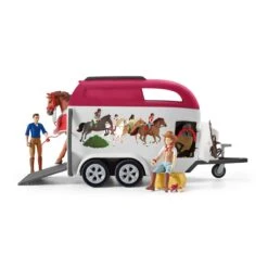 Schleich 42535 Avontuur Met Auto En Trailer HorseClub -Indoor Speelgoed Winkel schleich 42535 avontuur met auto en trailer 4 scaled 1