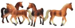 Paarden Set Van 4 Stuks Kidsglobe Schaal 1 : 32 -Indoor Speelgoed Winkel set 4 paarden kidsglobe