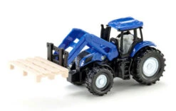 Siku 1487 New Holland Met Frontlader Tractor Schaal 1 : 87 -Indoor Speelgoed Winkel siku 1487 new holland met voorlader pallet 1