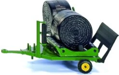 Siku 2266 Ronde Hooibalen Wikkelaar John-Deere -Indoor Speelgoed Winkel siku 2266 john dere ronde balen wikkelaar incl 2 balen speelactief.nl 1