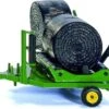 Siku 2266 Ronde Hooibalen Wikkelaar John-Deere -Indoor Speelgoed Winkel siku 2266 john dere ronde balen wikkelaar incl 2 balen speelactief.nl