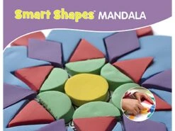 Inspiratieboekje Mandala Voor Bubber Boetseerklei 6 Inspiratieboekje Mandala Voor Bubber Boetseerklei -Indoor Speelgoed Winkel smart shapes mandala inspiratieboekje 1
