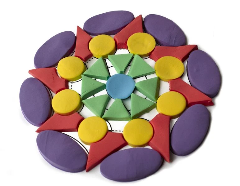 Inspiratieboekje Mandala Voor Bubber Boetseerklei 5 Inspiratieboekje Mandala Voor Bubber Boetseerklei - Afbeelding 3