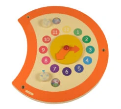 Beleduc Houten Wandpaneel Rups Klok KDV -Indoor Speelgoed Winkel speelelement beleduc rups klok 1