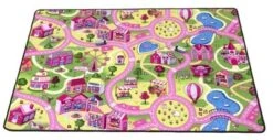 Speelkleed Sweet City Speeltapijt 95×200 Cm Speelmat -Indoor Speelgoed Winkel speelkleed sweet city 1