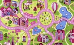 Speelkleed Sweet City Speeltapijt 95×200 Cm Speelmat -Indoor Speelgoed Winkel speelkleed sweet city 4 3