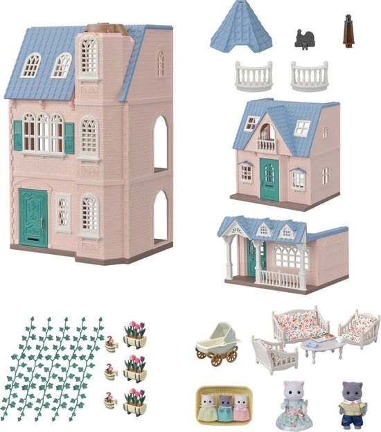 Sylvanian Families Jubileumset 3 Huizen Met Accessoires SF5521 4 Sylvanian Families Jubileumset 3 Huizen Met Accessoires SF5521 - Afbeelding 2